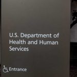 Sign for U.S. Department of Health and Human Services.