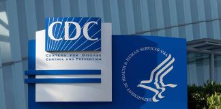 CDC sign at Edward R. Roybal Campus.