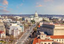Washington D.C. skyline with Capitol Building in background