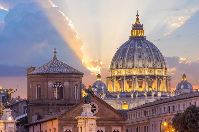536262238 featured image Sunset over St Peters Basilica in Vatican City