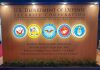 U.S. Department of Defense Security Cooperation display with logos