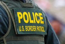 US Border Patrol uniform closeup