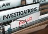 Files labeled Investigations and Fraud in folder