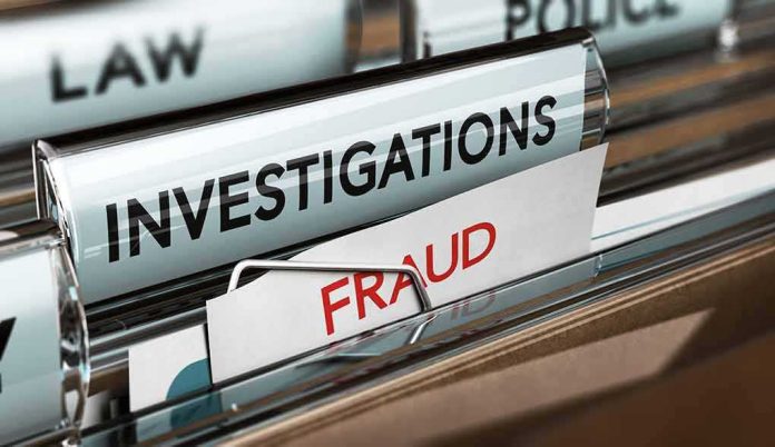 Files labeled Investigations and Fraud in folder