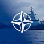 War Drum Warnings: EU Issues CONSCRIPTION NOTICE! NATO emblem overlaying naval ships in the ocean.