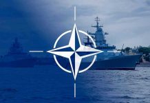 War Drum Warnings: EU Issues CONSCRIPTION NOTICE! NATO emblem overlaying naval ships in the ocean.
