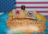 Democrats Launch AUDACIOUS Redistricting Plan – GOP Fumes! Republican and Democratic flags on USA map background.