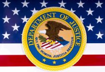 Trump Demands DOJ Probe—Democrats Under Fire Department of Justice seal on American flag background.