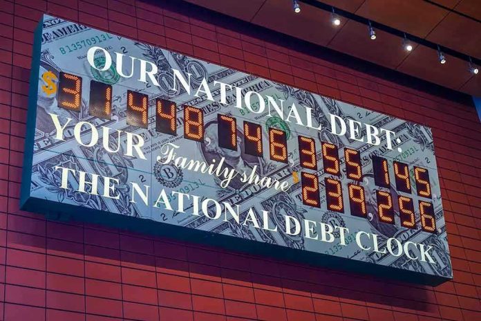 2307307419 U.S. National Debt Clock displaying current debt figures.