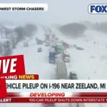 Massive Snowstorm Triggers 100-Car Pileup Over 100 Vehicles Involved In I-196 Pileup During Dangerous