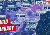 February Outlook: Polar Vortex Calls For More Below-Average