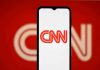 CNN Deletes Post After NYC Bomb Shock CNN logo on a phone screen.