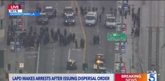 Police arresting 'No Kings' protesters amid standoff in