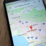 SPENCER PRATT: From Sidewalk Stunt to Political Storm! Smartphone displaying map of Los Angeles, California.