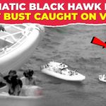 Black Hawk Helicopter Gunfire Halts Smugglers Black Hawk chases drug boat of Puerto Rico in dramatic CBP operation; 391 pounds of cocaine seized