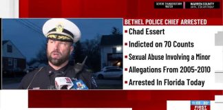 Tri-State police chief arrested, indicted on sex abuse charges, prosecutors say
