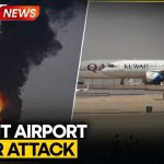 Ceasefire Farce: Airport Ignites Live Iran Strikes Kuwait: Drone Attack Targets Kuwait Airport, Several Wounded | WION Breaking