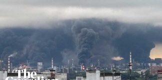 Ukrainian drones hit oil refinery and residential building in Moscow
