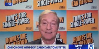 Billionaire Surge Scrambles Governor Race Gubernatorial Candidate Tom Steyer makes his final pitch to California voters
