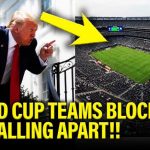 Trump Draws Red Line at World Cup Trump faces WORLD CUP DISASTER as HE SHUTS DOWN TRAVEL!!!!