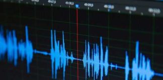 Situation Room Tapes Panic Hits Trump Aides Audio waveform on a digital editing screen