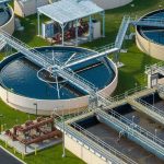 Fertility Risk Your Faucet? Wastewater treatment plant with circular clarifiers and aeration tanks