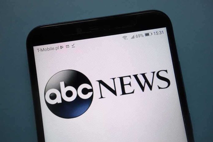 shutterstock_1229966284 ABC News logo on a smartphone screen
