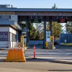 Deal Or Disaster? Trump Freezes Canada Tariff Canada border crossing booths with open and closed lane signs