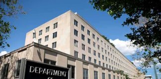 Hardball: Trump Sends Iran the Invoice Department of State building exterior on a sunny day