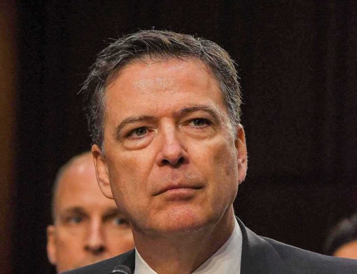 man in suit at a hearing