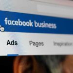 Computer screen showing Facebook Business interface