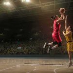 Instant Sellout Rattles Culture Cops Two women playing basketball; Michelle Jenneke is not visible