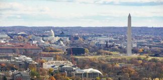 Rushed Monument Sparks Arlington Uproar Washington Monument and U.S. Capitol across the National Mall