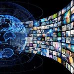 Drone Terror Plot? Files Still Sealed Digital globe with curved wall of multimedia screens