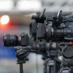 Judge Denies Pleas — Three Neighbors Die Professional video cameras on tripods