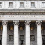 Trump’s Troop Ban Explodes Into Nationwide Fight United States courthouse facade with Corinthian columns