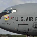 B-52 Test Crash — Air Force Mum U.S. Air Force tanker aircraft nose and cockpit