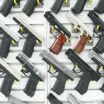 Gun-Shop Meltdown Triggers Federal Takedown Wall display of handguns in a gun store