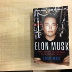 Future War Blueprint: Musk, Gingrich, Luckey Ashlee Vance book on a wooden table