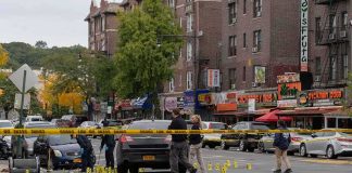 Swalwell Probe Explodes: Devices, Mansion, More Police investigate a taped-off urban street crime scene